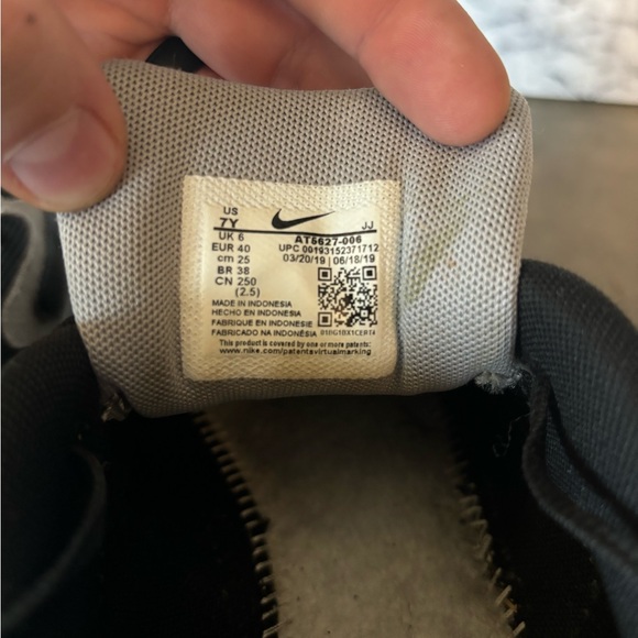 Nike Air Max 200 GS Grey Electric Green Size 7 Youth / 8.5 Wonens - Picture 12 of 12